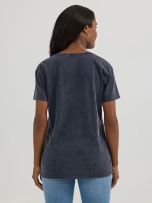 Women's Wrangler Western Graphic Boyfriend Tee in Black Beauty alternative view