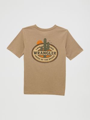 Boy's Western Back Graphic T-Shirt