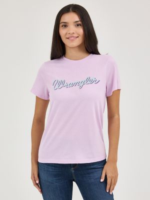 Women's Wrangler Kabel Logo Vibrant Reg Fit Tee