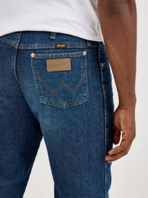 Wrangler&reg; Cowboy Cut&reg; Original Fit Vintage Wash Jean in Mid Indigo