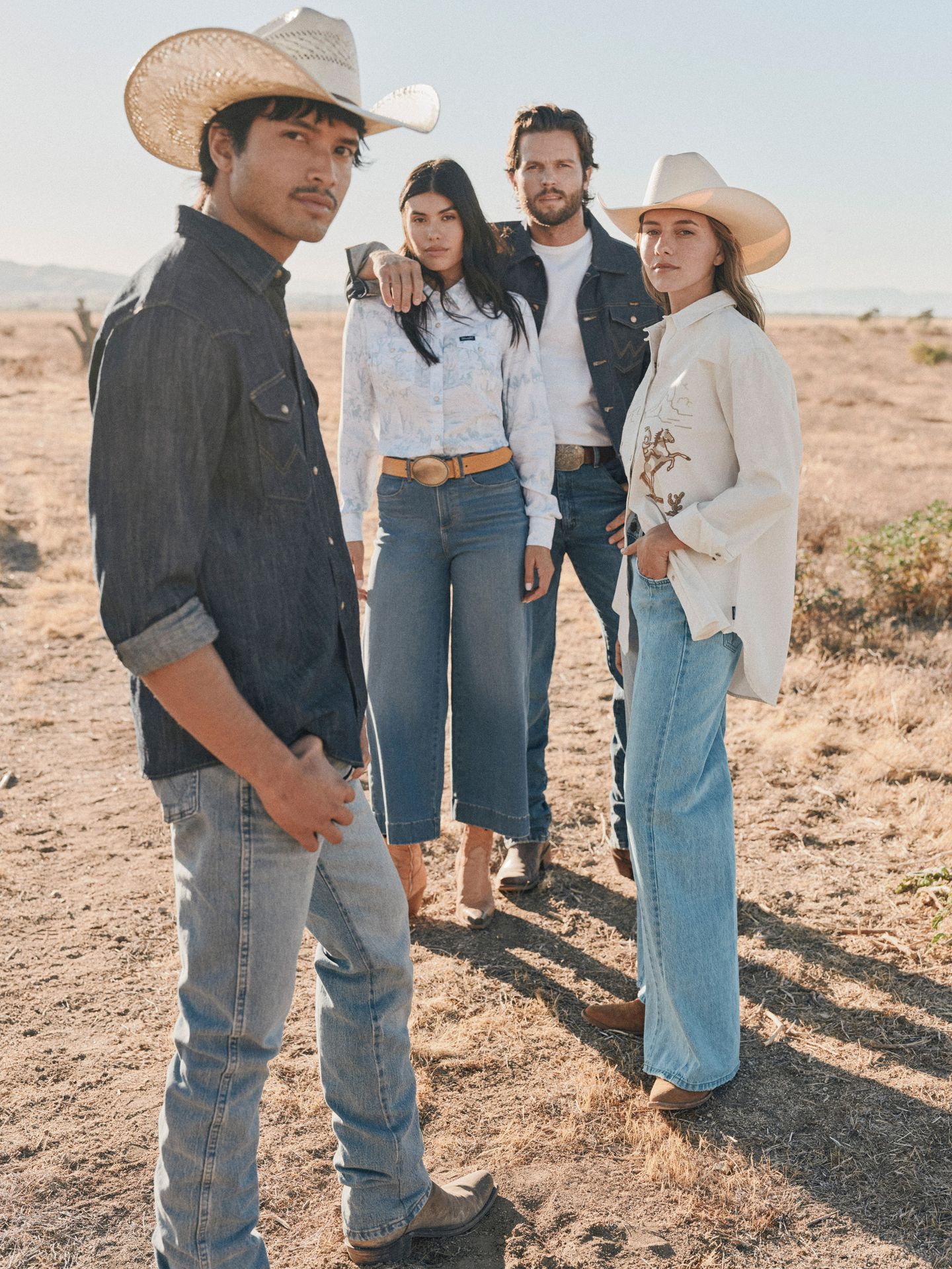 Мужские джинсы Wrangler Cowboy Cut® Original Fit Vintage Wash, цвет: Синий, вариант 1 — фото 2