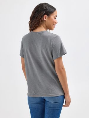 Women's Rope Desert Graphic Tee in Asphalt