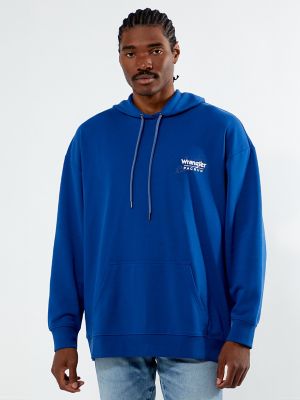 Wrangler® x PacSun Men's Graphic Hoodie in Limoges alternative view 2