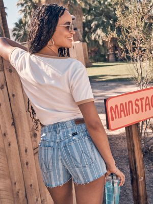 Women's Vintage Print Short