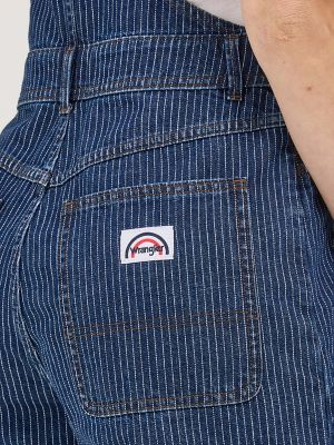 Women's Denim Shortall in True Blue alternative view 5