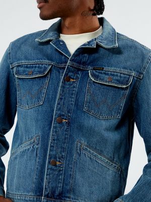 Wrangler Pacsun Mens Trucker Jacket Bolster Size M