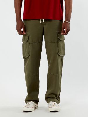Wrangler® x PacSun Men's Relaxed Cargo Pant in Pine Green