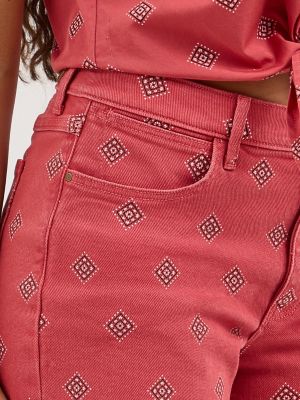 Women's Vintage Print Short in Diamond Bay alternative view 6