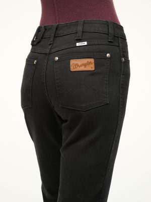 Wrangler + STAUD The Cropped Boot Jean in Black alternative view 2