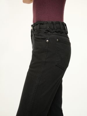 Wrangler + STAUD The Cropped Boot Jean in Black alternative view 3