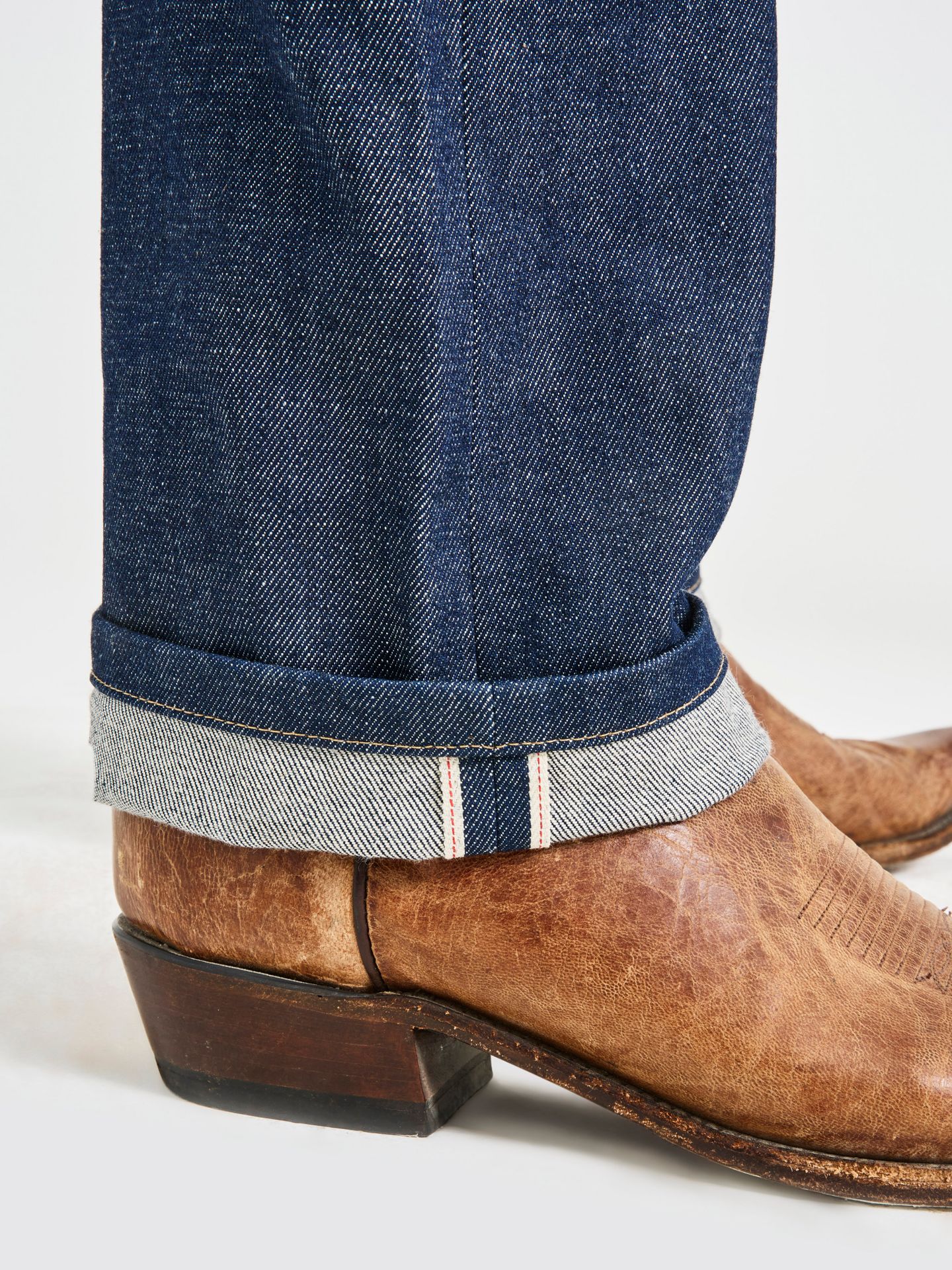 Мужские джинсы Wrangler Cone Denim® White Oak Selvedge, цвет: Индиго — фото 8