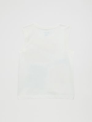 Girl's Western Graphic Tank in White alternative view