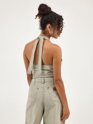 Women's Halter Vest in Tea alternative view 5