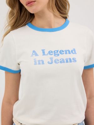 Women's Legend Graphic Tee in Vintage White alternative view 3