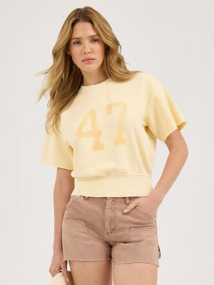 Women's Short Sleeve Sweatshirt