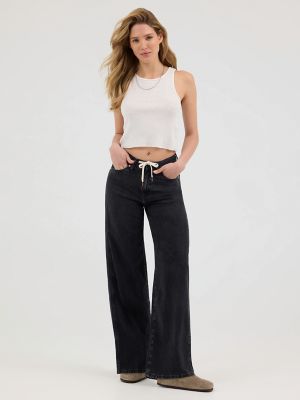 Women's Tie Front Loose Jean
