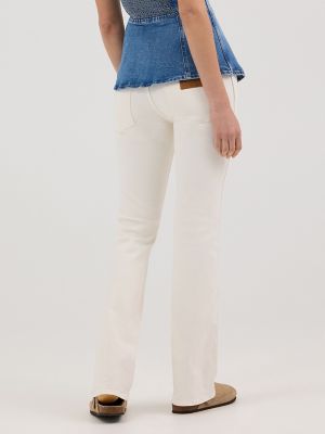 Women's Bootcut Jean in Worn White