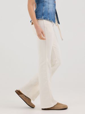 Women's Bootcut Jean in Worn White