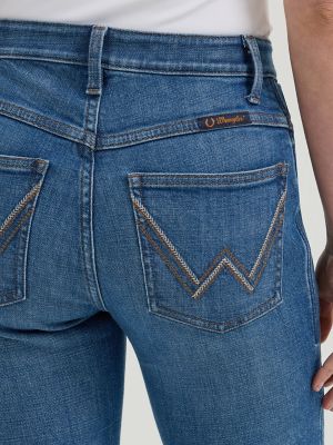 Women's Wrangler® Ultimate Riding Jean Willow Mid-Rise Bootcut in Aubree