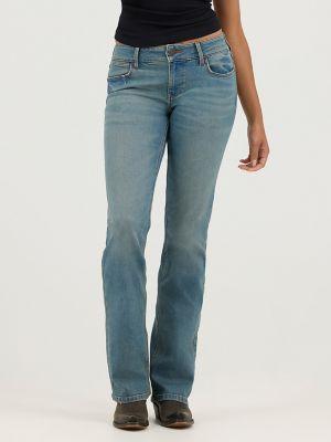 Women's Low Rise Bootcut Jean in Jasper
