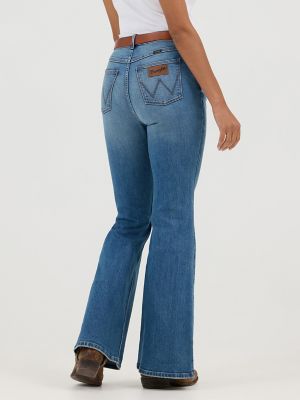 Women's High Rise Flare Jean in Sierra alternative view 2