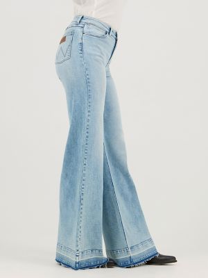 Women's High Rise Wide Leg Jean in Oasis