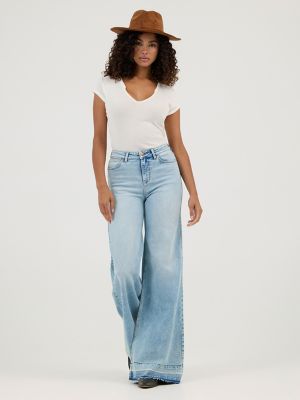 Women's High Rise Wide Leg Jean