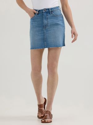 Women's Wrangler Retro® Bailey Denim Skirt in River alternative view 2