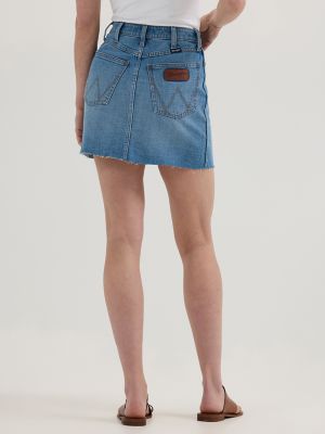 Women's Wrangler Retro® Bailey Denim Skirt in River alternative view 3