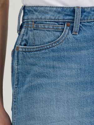 Women's Wrangler Retro® Bailey Denim Skirt in River alternative view 6