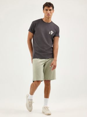 Men's Cowboy Graphic T-Shirt in Faded Black alternative view