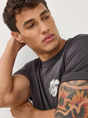 Men's Cowboy Graphic T-Shirt in Faded Black alternative view 2