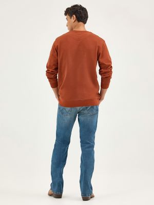 Men's Logo Crew Sweatshirt in Smoked Paprika alternative view 4