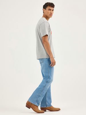 Men's Bootcut Jean in Bohemian Blue alternative view 4