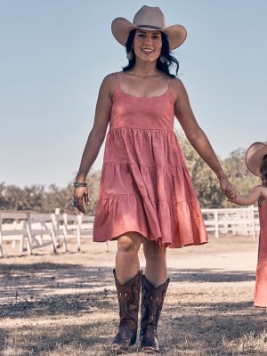 Women's Wrangler Strappy Tiered Dress