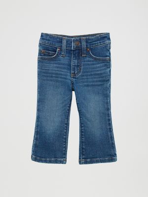 Little Girl's W Stitched Bootcut Jean