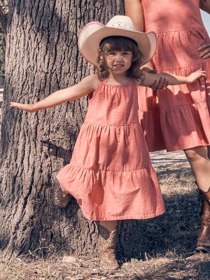 Girl's Tiered Tank Maxi Dress