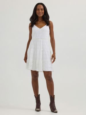 Women's Textured Tiered Mini Dress