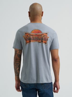 Men's Wrangler Back Graphic T-Shirt in Monument Logo