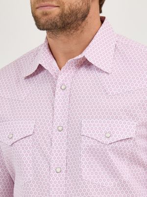 Men's 20X® Competition Advanced Comfort Short Sleeve Western Snap Shirt in Turquoise Cross