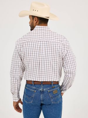 Wrangler® George Strait™ Long Sleeve Button Down One Pocket Shirt