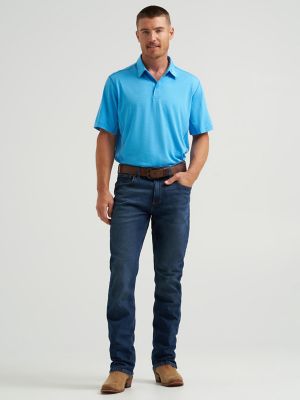 Men's Wrangler Performance Polo in Cerulean alternative view