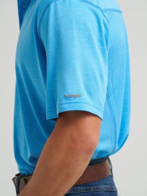 Men's Wrangler Performance Polo in Cerulean alternative view 4