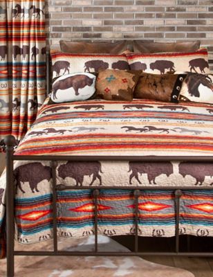 Wrangler Western Stripe 2-Piece Twin Quilt Bedding Set