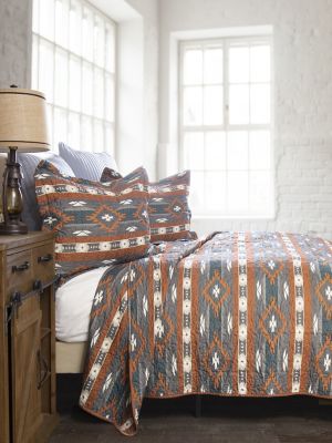 Wrangler Checotah Stripe 3-Piece Twin Bedding Set