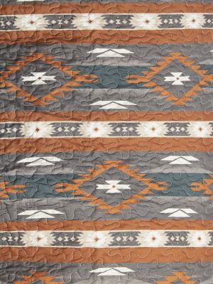 Wrangler Checotah Stripe 4-Piece Queen Bedding Set