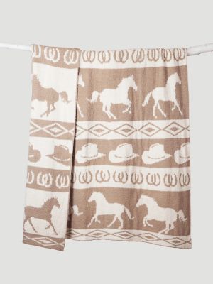 Wrangler Stretchy Throw Blanket