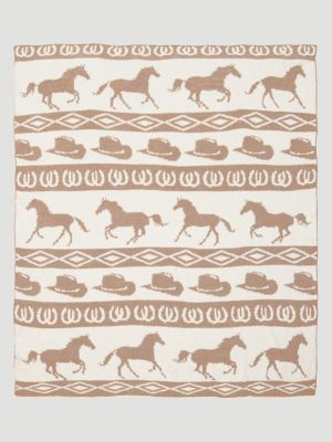 Wrangler Stretchy Throw Blanket