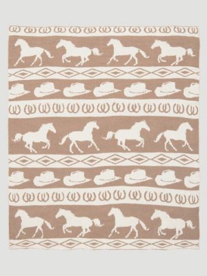 Wrangler Stretchy Throw Blanket