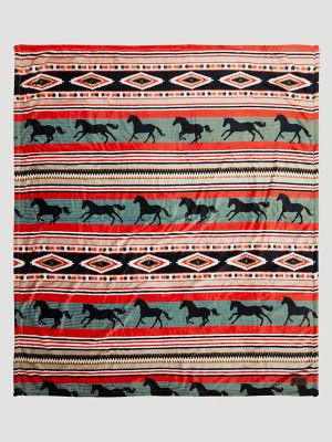 Wrangler Travel Blanket:Red Stallion:One Size main view